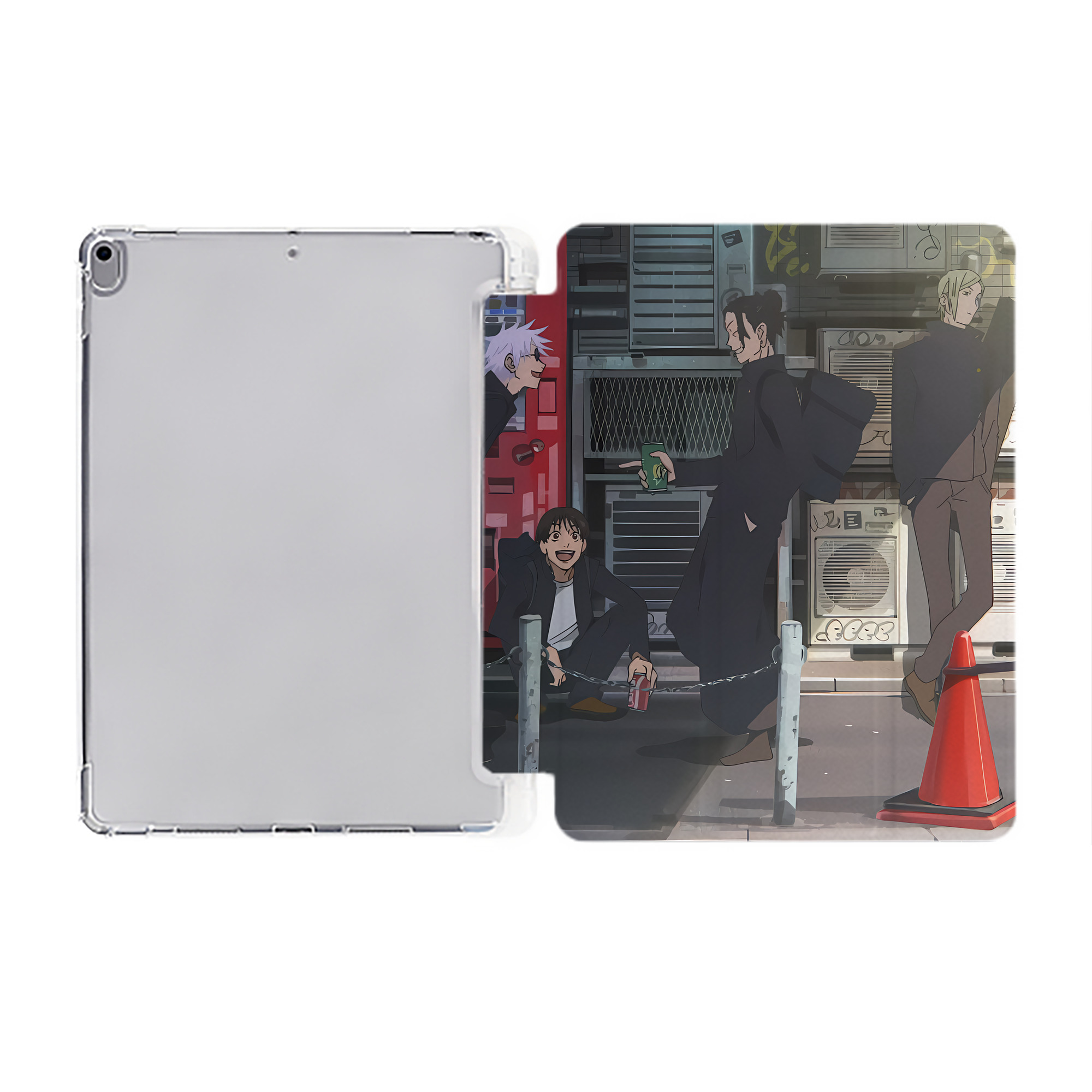 （画像用） SPY×FAMILY间谍家家酒 IPad ケース ペン収納付き 三つ折りスタンド PUレザー×シリコン 対応機種9.5/10.5/10.9インチ